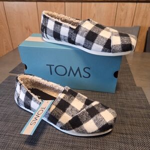 TOMS Alpargata Classic Black & White Plaid